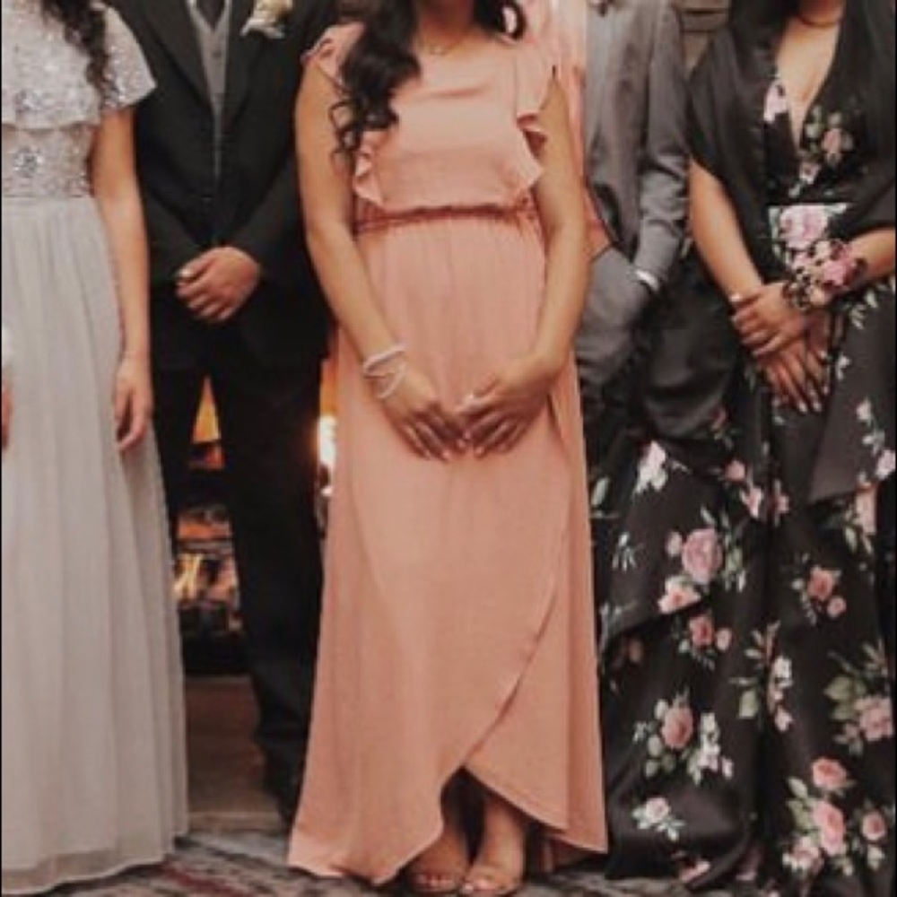 pink homecoming dress